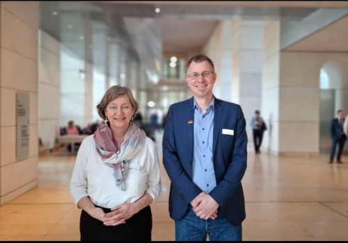 MdB Martina Kempf Wahlkreis 281 Freiburg und MdB Michael Blos Wahlkreis 283 Emmendingen-Lahr